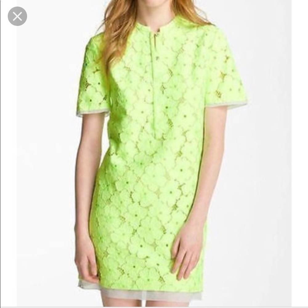 DVF Warner dress flower lace dress